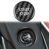 Push Start Button Cover Carbon Fiber Ignition Switch Button Cover