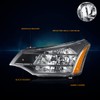 2Pcs Halogen Headlights Assembly Compatible with 08-11 Ford Focus Sedan