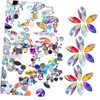 Housoutil 1200pcs Flatback Rhinestones for Nail Art Decorative Gems for