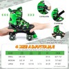 Kuxuan Skates Boys and Girls Camo Adjustable Roller Skates with