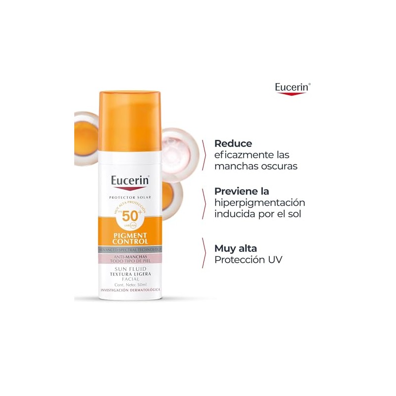 Eucerin Protector Solar Facial Anti Manchas Fps 50+ Anti Pigment