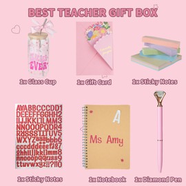 Ndahjahd Teacher Gifts for Women - Thank You Gift Ideas for Teachers Women Daycare Preschool - Teachers Appreciation Week Gifts, Birthday, Back To School - DIY Teacher Notebook for Teacher's Day