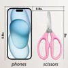Pink Scissors for School Multipurpose Stylish: 5 inch - Comfort