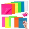 600 Sheets Transparent Sticky Notes, 2 Sizes, Transparent Sticky Notes,