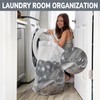 Goodpick Laundry Basket with Wheels, 75L Laundry Hamper for Dirty