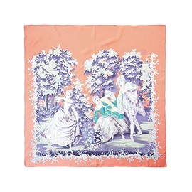 Vertus Silk Scarf Coral