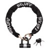 Candado Cadena Bicicleta Motocicleta BIGLUFU 10mm*1.2m Negro Llave