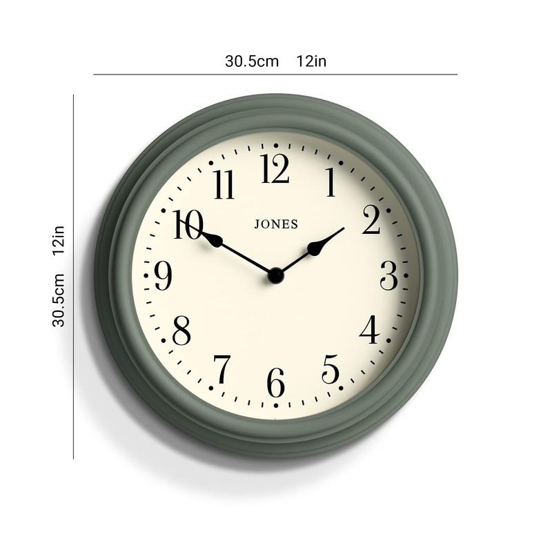 Jones Clocks® Venetian Wall Clock - Round Wall Clock -