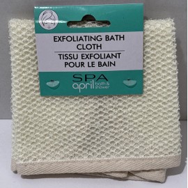 SpaOfficial April Bath & Shower Exfoliating Washcloth Cream Scrub Spa Body Cloth Shower Bath