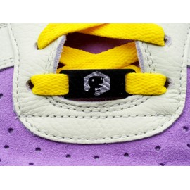 Personalisierte LaceTags für Schuhe - Individualität für jeden Schritt | Anhänger für Schnürrsenkel | Etiketten | Schuh Badge (Schwarz)