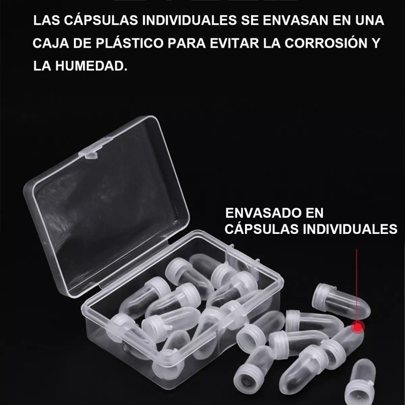 MOJIELONG Tornillo Tapón Para Reparación De Ponchadura De Llanta