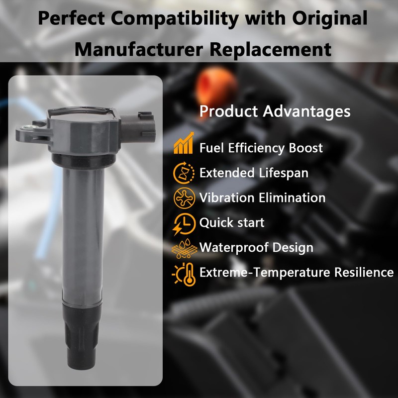 UF589 OEM Ignition Coil - Compatible with Mitsubishi Lancer Outlander