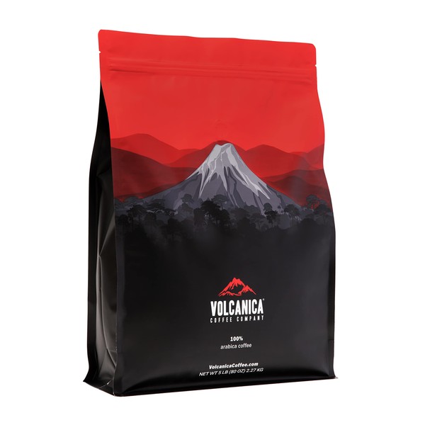 Brazil Peaberry Coffee, Whole Bean, Fresh Roasted, 5 lbs