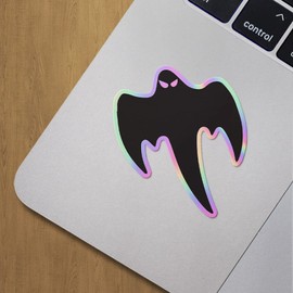 Holographic Decal Stickers of Funny Cute Ghost 4 Premium Waterproof Vinyl Decal Stickers for Laptop Phone Accessory Helmet Car Window Mug Tuber Cup Door Wall Decoration ANDVER3048212HO