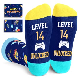 Zmart 14th Birthday Gifts Ideas for Boys - Socks for Teenager Boy Girl Age 14, Birthday Presents for 14 Year Olds Teens