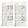 Midori 82685006 82686006 Notebook Sticker Emoji Cat Pattern + Bear