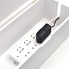 15 inch Bamboo Large Cable Management Box, Organizer Cord Box