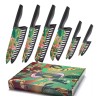Marco Almond Knife Set - 6 Stainless Steel Kitchen Knives