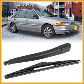 Partuto Rear Windshield Wiper Blade Arm Set for Ford Fiesta MK6 11-18 Replacement