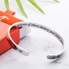 Carviell Bracelet, Peace Gifts for Women and Teens, Engraved Quote