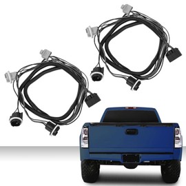 ALLGOOD Tail Lights Harness Compatible with Chevy Silverado 1500 2500 HD 3500 2003 2004 2005 2006 2007 Left & Right