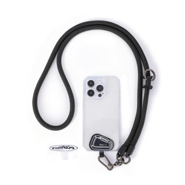 project-cb Smartphone Strap, Strap Holder, Neck Hanging, Crossbody Design, General Outdoor Use, Drop Prevention, Black