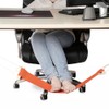 Itian Portable Adjustable Mini Feet Hammock Desk Foot Rest for