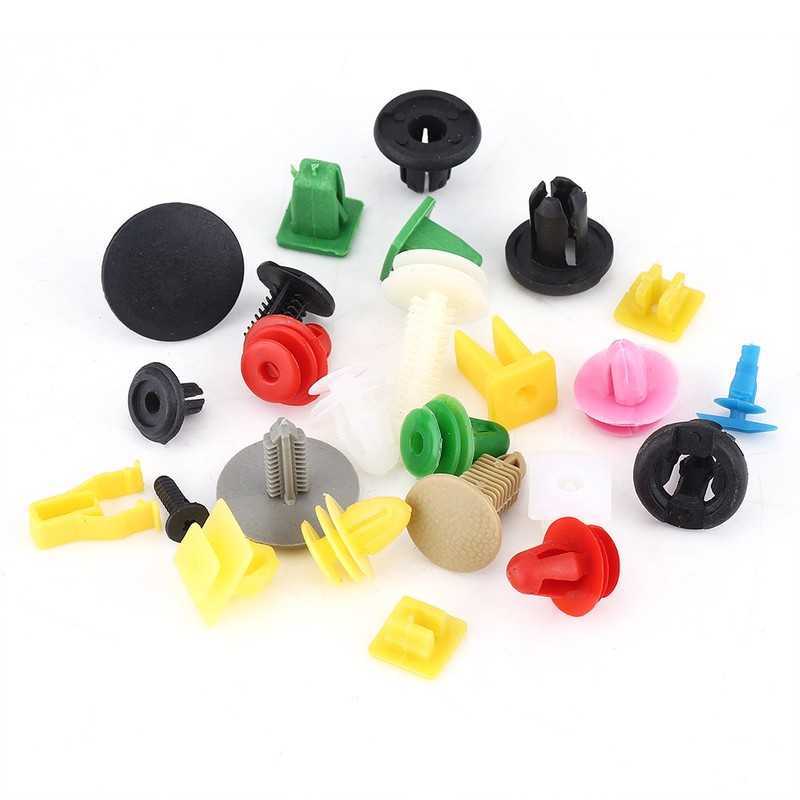 KIMISS 400pcs Assorted Plastic Car Door Trim Clip Bumper Fastener