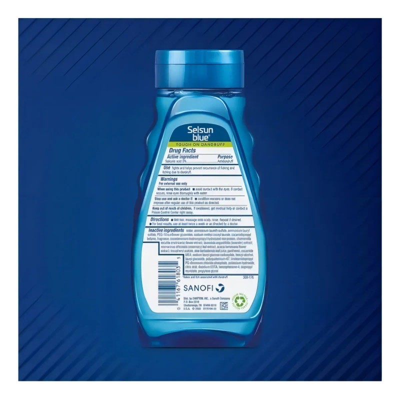 Shampoo Selsun Blue Naturals Dandruff 325ml 11oz