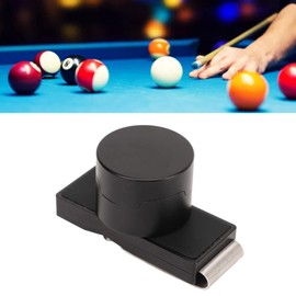 Billiard Chalk Holder, Pool Chalk Holder, Round Wear Chalk Holder Clip for Billiard, Universal Magnetic Pool Cue Chalk Box, Non Slip Billiard Cue Tip Tool Pool Table Accessory