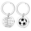 Nimteve Soccer Gifts For Women Men Soccer Keychain For Soccer