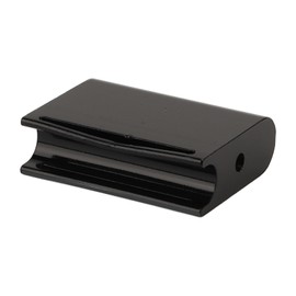 Leather Edge Polishing Tool Aluminum Alloy Trimming Tool for Thick Leathers Belts Saddles Black