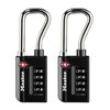 Master Lock Black Set Your Own Combination TSA Approved Luggage