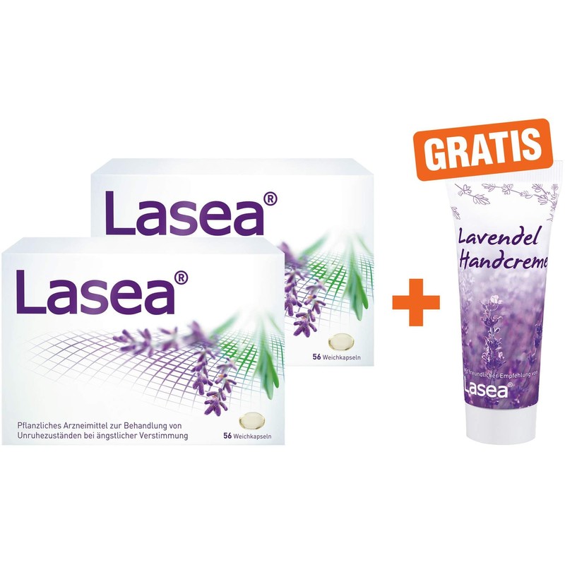 Lase a 2 x 56 soft capsules + free lavender