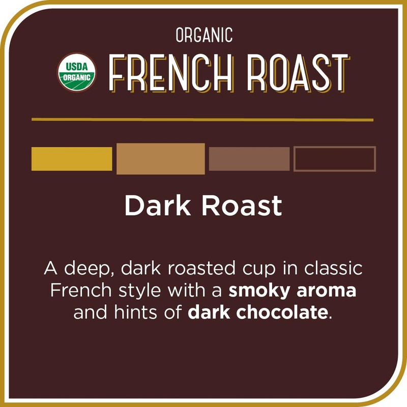 Don Francisco's Organic French Roast Whole Bean Coffee, Dark Roast