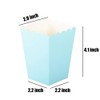 Blue Popcorn Boxes Mini Paper Popcorn Box for Party,Pack of