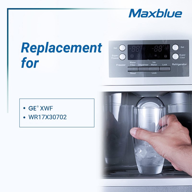 Maxblue MB-F48 Replacement for GE® XWF, WR17X30702, NSF Certified Refrigerator
