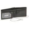 LEAS Biker Wallet purse with chrome-chain without application horizontal format,