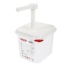 Araven RVN013 Sauce Dispenser Gn 1/6 Transparent 2.6Ltr Dishwasher Safe