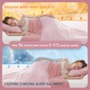 BEAUTEX Cooling Comforter Twin Size Cool Blanket for Hot Sleepers(Pink)