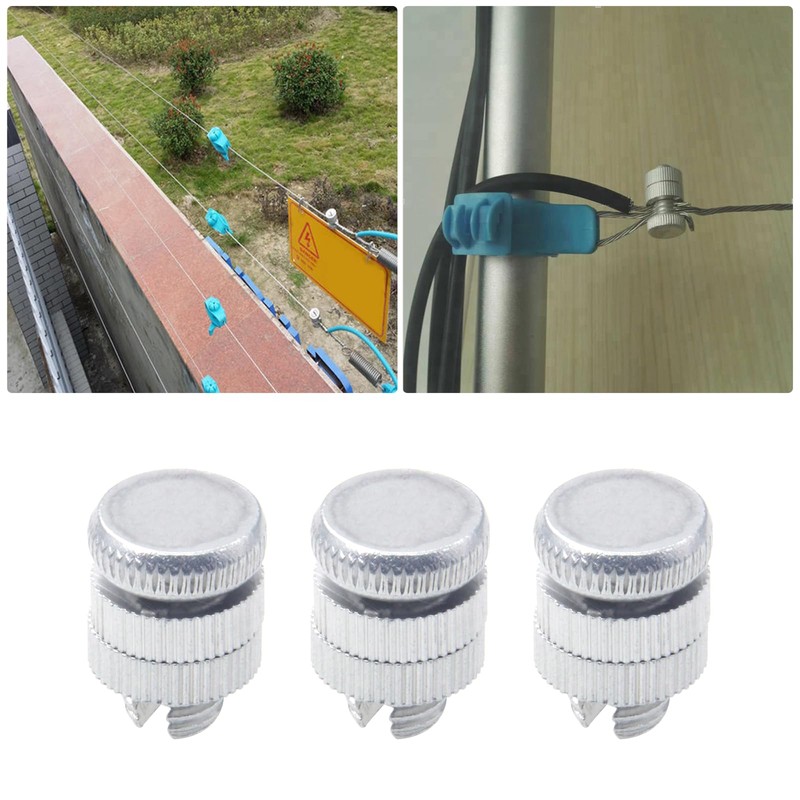 12 PCS Electric Fence Wire Connectors for 12-17 Gauge Aluminum