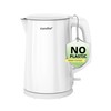 COMFEE' Electric Kettle and Tea Kettle, 1.5L Double Wall, Stainless