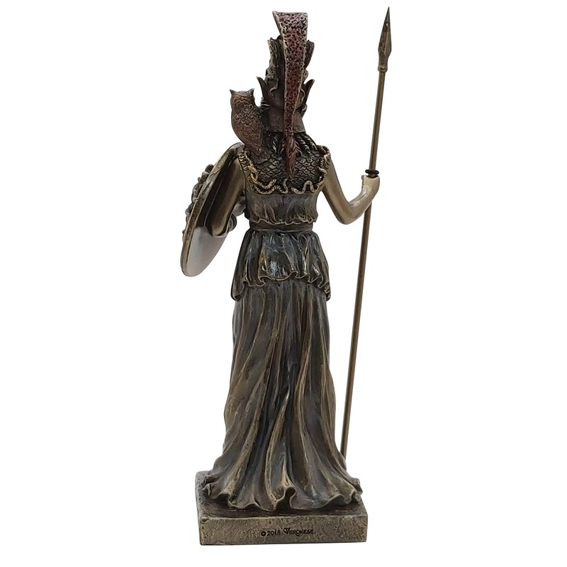 Veronese Design Ancient Greek Goddess Athene/Minerva with Shield (Decorative Bronze