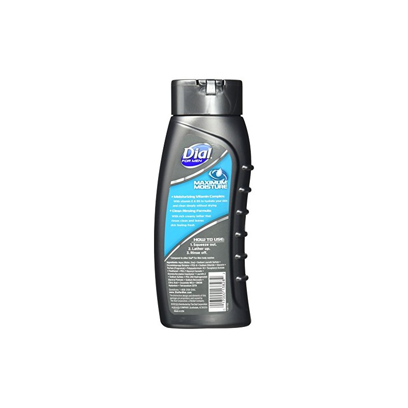 Dial for Men Maximum Moisture Ultra Hydrating Body Wash, 16