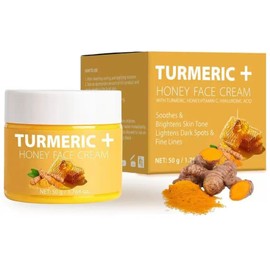 Turmeric Face Cream, Turmeric Moisturizing Cream,TurmericCleanses Skin,Face Skin Care Anti-Aging Cream,Skin Repair, Glowing and Hydrating Ideal For All Skin Types