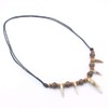 Scddboy Caveman Necklace,Bone Tooth Necklace for men