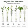 LCPCX Mini vase Magnets for Fridge, Magnetic Test Tube Vase