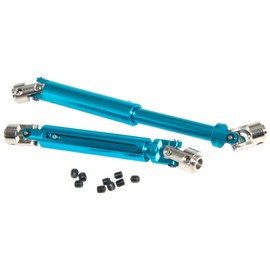 LJXSZ Driveshaft Compatible with Redcat 1/10 Upgrade Everest 10 Gen7 Pro Gen7 Sport Part Rc Car Steel Drive Shaft 13819(Blue)