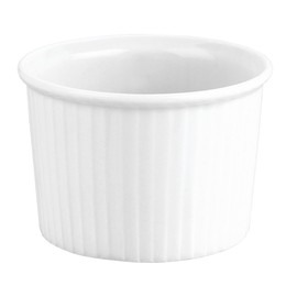Pillivuyt Porcelain 11-Cup, 7-3/4-Inch Deep Classic Pleated Souffle Dish