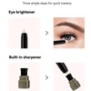 Waterproof Shimmer Eyeshadow Stick – Cream Glitter Pencil for Easy,